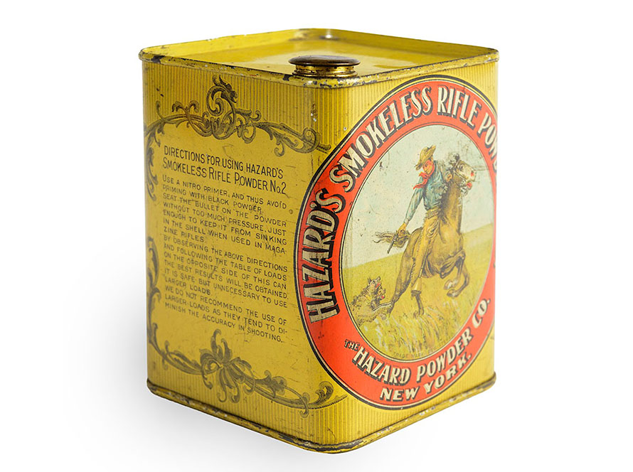 Hazard Powder Co. Smokeless Rifle Powder Tin