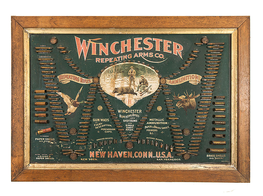 Winchester Double-W Cartridge Display Board